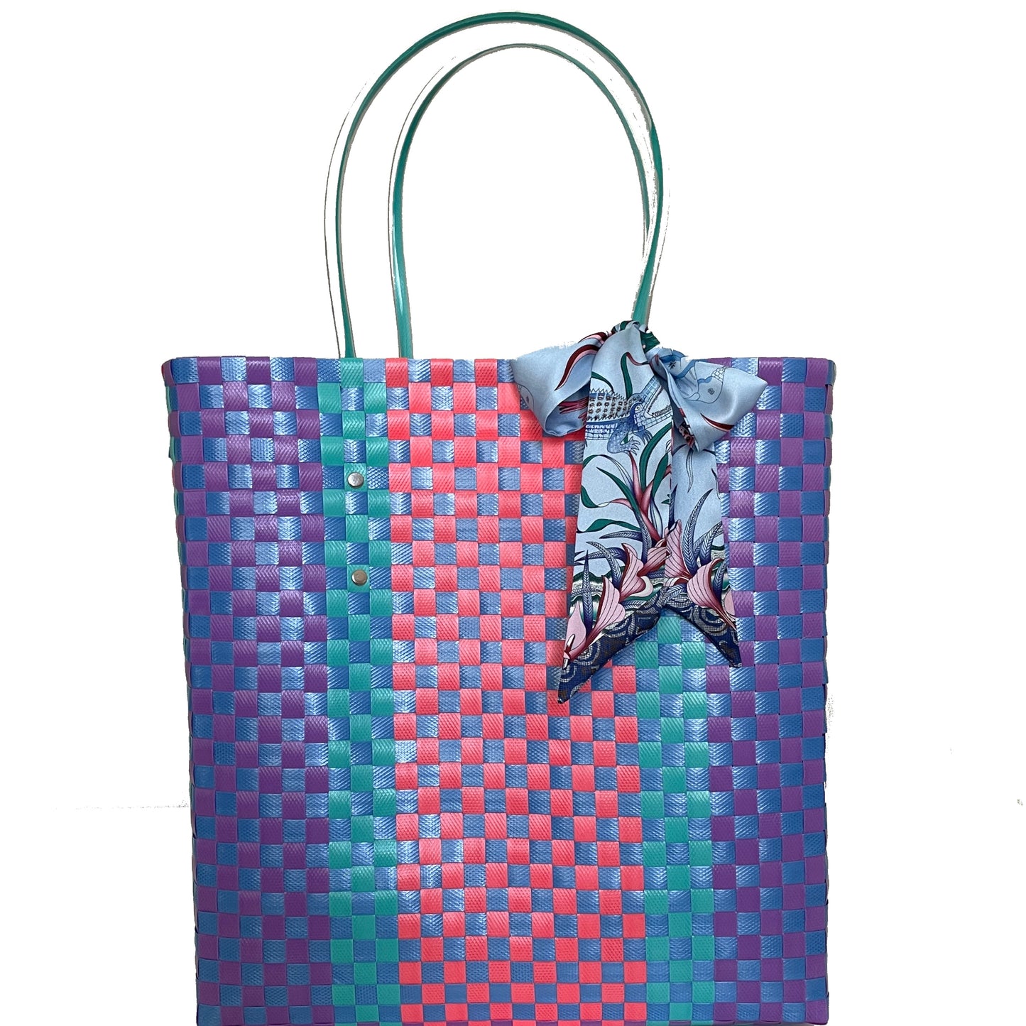 Zuncho bag purple, blue, pink, teal